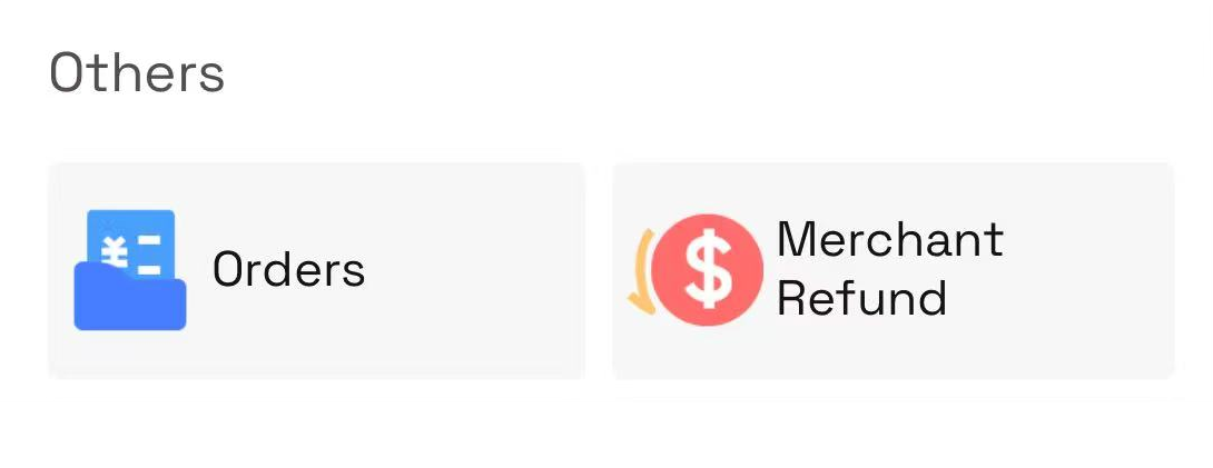 Order and Refund Panel
